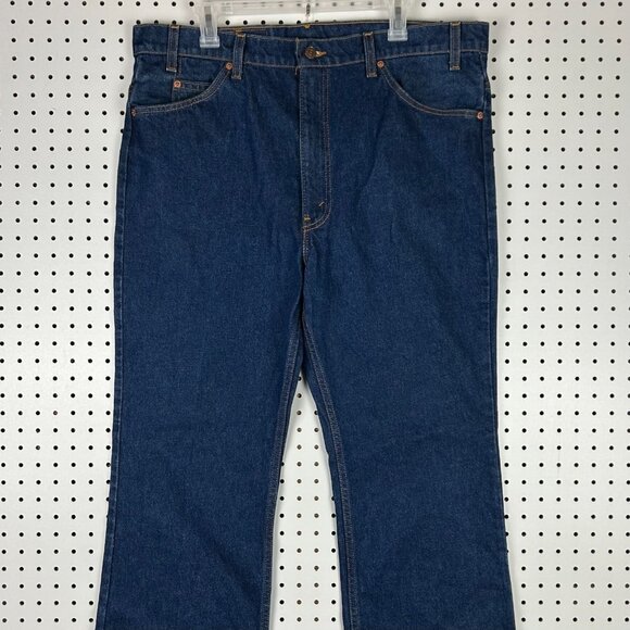 Levi's 517 40x30 Orange Tab Boot Cut Vintage Jeans USA Made Cowboy Wide Leg 90s - Picture 5 of 7